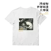 翡冷翠文創波隆那藝術T恤｜《貓咪日常》 S 白