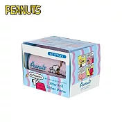 【日本正版授權】史努比 盒裝捲軸便利貼紙 Snoopy/PEANUTS - 藍色款