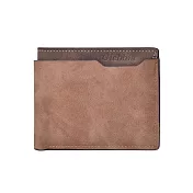 【HandStyle】男短夾 撞色內裡品味收納經典皮革男士短夾(N8012)_47045 _棕色