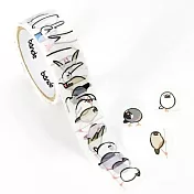 【日本bande】日本貼紙型和紙膠帶 ‧ 住在手帳裡的人們(文鳥)