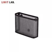 LIHIT LAB A-7391 薄型網狀置物盒(附磁鐵)  黑