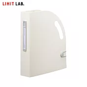 LIHIT LAB F-7592 A5 薄型風琴夾 白色