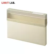 LIHIT LAB A-2073 A4橫式厚型整理盒 象牙白