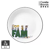 【美國康寧 CORELLE】SNOOPY 75周年紀念款- 8吋平盤