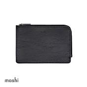 Moshi Folia 拉鏈零錢包 石炭黑