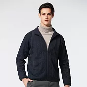 【ST.MALO】極光流線石墨烯無限男外套-2525MJ- M 深藍黑