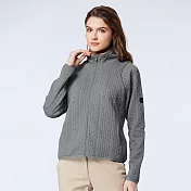 【ST.MALO】極光流線石墨烯無限女外套-2545WJ- M 暗灰色