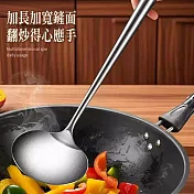 316不鏽鋼鍋鏟 扇形圓頭鏟 加長蘑菇鏟