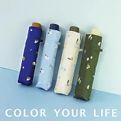 【德國boy】UPF50 輕量大傘面防風都市印象三折晴雨傘_多色 雪精靈山雀