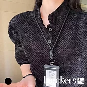 【Lockers 木櫃】美式小香風半高領保暖打底衫 L114121002 黑色XL