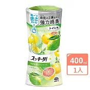 日本EARTH地球製藥浴廁芳香劑400ml 清新柑橘