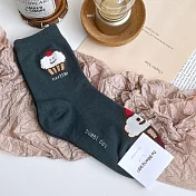 Kankoku韓國 甜品美食植絨襪   * 蛋糕