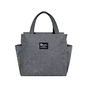 JIAGO 雙口袋保溫袋/便當袋 無 灰色