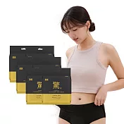 【天天】驚奇褲衛生棉_純粹黑x6包組(共18片)