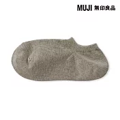 【MUJI 無印良品】女淺口直角襪23-25cm 摩卡棕