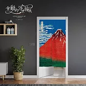 翡冷翠文創浮世繪門簾｜葛飾北齋《凱風快晴》