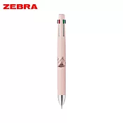 ZEBRA BLEN 限量嚕嚕米姆明聯名 4+S 防震原子筆0.5 貝殼粉色