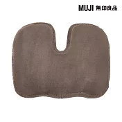 【MUJI 無印良品】保暖坐墊/摩卡棕成品尺寸:W48×L38×D4 cm 附拉鍊