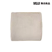 【MUJI 無印良品】保暖腰墊/灰米成品尺寸:W34×L35×D12 cm 附拉鍊
