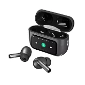 PHILIPS TAT2630 觸控螢幕藍牙耳機｜懶人專屬的智慧耳機， 1 秒切，一切更快！ 槍色金屬