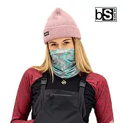 BlackStrap Therma Tube 印花刷毛多功能頭巾/UPF50+/單一尺寸 F Animo Ash/迷彩灰 藍