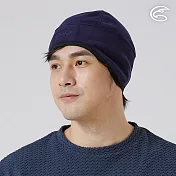 ADISI 雙層超細纖維抗風護耳保暖帽 AH25051｜保暖 輕抗風 彈性 快乾 護耳帽 F 青黛藍
