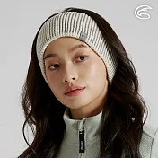 ADISI 雙色針織Oceanpure抗菌二用保暖脖圍 AS25034 ｜刷毛 保暖頭帶 保暖圍脖 蚵紗 海毛紗 F 麻灰白