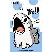 鯊貓SUPERCARD悠遊卡 愛吃鯊貓 (透明)【受託代銷】