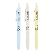 KOKUYO Noritake聯名ⅣviviDRY黑墨中性筆(3入)