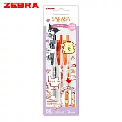 ZEBRA 三麗鷗家族限量聯名 SARASA CLIP鋼珠筆0.5 3色組 A