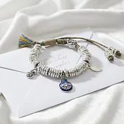 【HandStyle】手鍊 吞金獸招財貓多彩編織平安開運手鍊(50355) _吞金獸