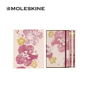 MOLESKINE 櫻花系列限量主題禮盒 - L/ 橫線+L型輕便型/橫線+ BLACKWING 2支鉛筆
