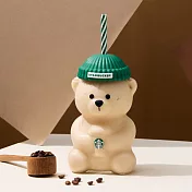 [星巴克]小熊玻璃TOGO冷水杯