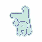 【日本EL COMMUN】跳Breaking的動物們 造型貼紙 ‧ Freeze 兔子