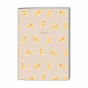 【日本EL COMMUN】EVERYDAY 方眼筆記本A5 ‧ 貴賓狗