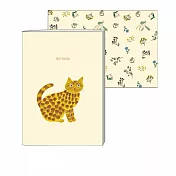 【日本EL COMMUN】松尾Miyuki 插畫貓橫線筆記本A5 ‧ Rosette