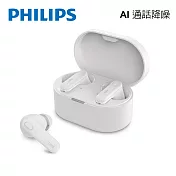 PHILIPS 人體工學舒適型真無線藍牙耳機-TAT1108 白