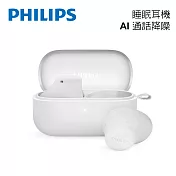 PHILIPS 睡眠舒適型AI通話降噪藍牙耳機-TAT2149 白