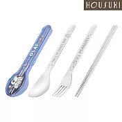 【HOUSUXI舒希】史努比系列－316不鏽鋼餐具三件組-A3(任選) 歐拉夫
