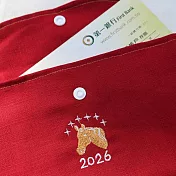 偷偷喊我｜馬年刺繡紅包袋 - 紅色小馬A款/馬頭