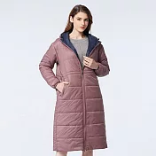 【ST.MALO】極境恆暖石墨烯雙面雙色大衣-2534WJ- M 桃木棕 / 午夜藍