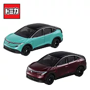 【日本正版授權】兩款一組 TOMICA NO.21 日產 LEAF NISSAN 玩具車 多美小汽車