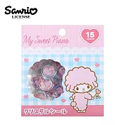 【日本正版授權】彼安諾 壓克力貼紙包 立體貼紙/水晶貼紙/手帳貼/裝飾貼紙 PIANO