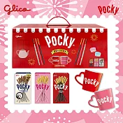 【Glico 格力高 】Pocky百奇 甜蜜午茶杯禮盒 X3盒