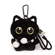 日系可愛黑貓鑰匙圈掛件 黑色圍巾