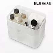 【MUJI 無印良品】含有再生聚丙烯化妝盒約150x220x169mm