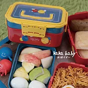 【hahababy】多功能扣式手提餐盒