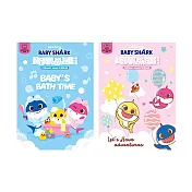 BABY SHARK 寶寶貼貼畫-洗澡篇+氣球篇