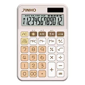 💗爆款新品 可愛少女風💗JINHO京禾｜復古機械風按鍵 財會稅率計算機 多巴胺糖豆青釉雙電源供應 禮物｜JH-2866 鬆餅熊