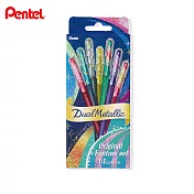 PENTEL Dual Metallic 金屬色簽字筆 14色珍藏組